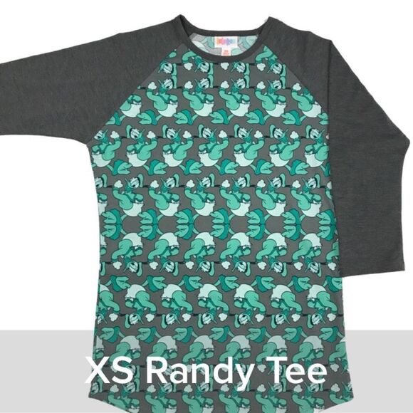Lularoe Disney Randy Tee Donald Duck Print - Size XS - Picture 1 of 2